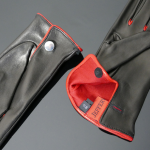 'Caine' Driving Gloves - Black Leather