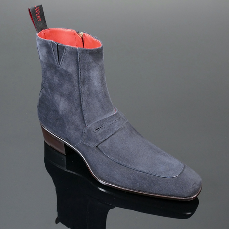 'Drowner' - Saddle Strap Zip Boot