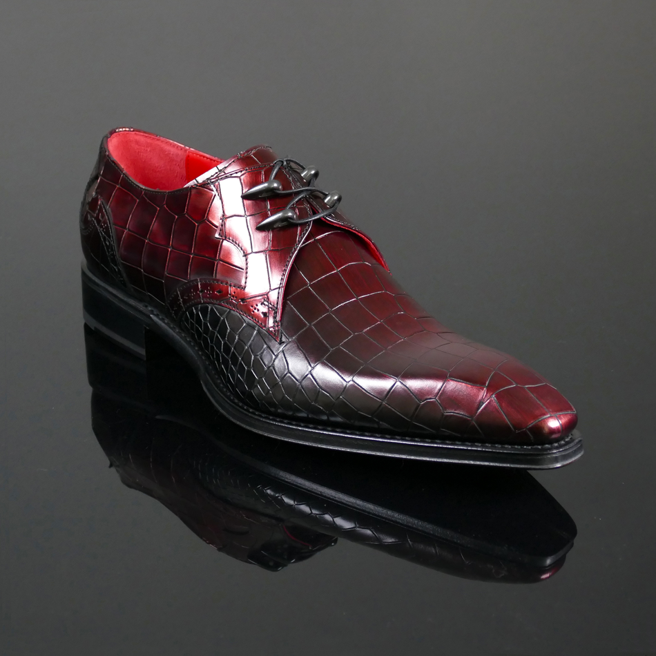 Moon 'Animal' - Wine Crocodile Emboss Gibson