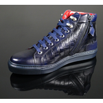 Apollo L058 'Navarra' - Croc emboss Hi-Top sneaker