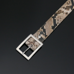Claudio - Natural Python - Snake Belt