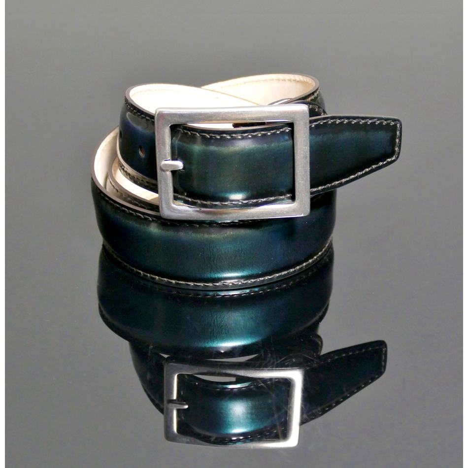 Claudio - Shade Metallic Green - Rub off belt