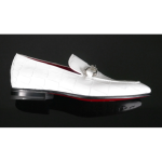 'Club Montepulciano' - White Croc Hancuff Loafer