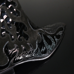 Dilettante 'Hellfire' - Flame Zip Boot