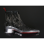 Dilettante 'Hellfire' - Flame Zip Boot