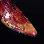 Dilettante 'Hellfire' - Flame Zip Boot