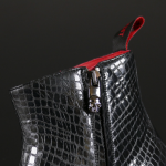 Dilettante 'Smaug' - Reptile print zip boot