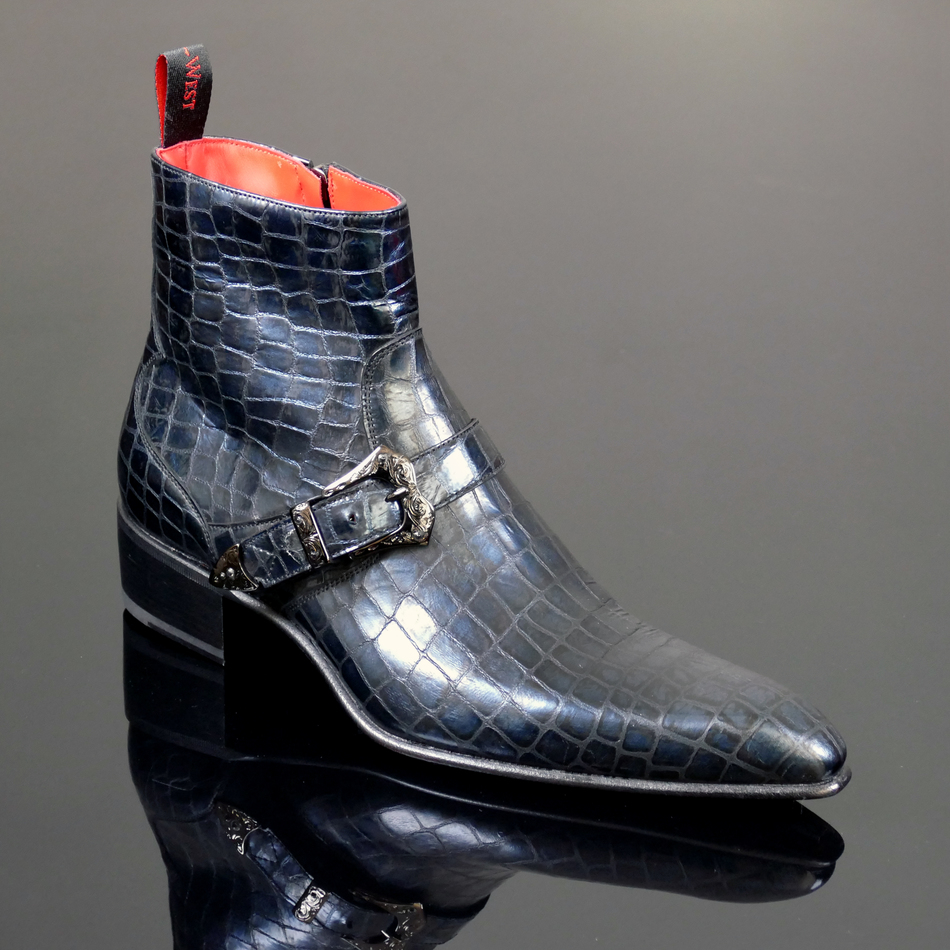 Dilettante 'The Duke' - Buckle Detail zip boot