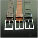 Dirk Jeans Belt - Black Croc