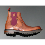 Hannibal 'Red Dragon' - Wing tip Chelsea Boot