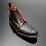 Hannibal Rising - Classic Brogue Derby Boot with Rubber Sole