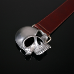 Infamous Belt - 'Vampyr Skull' Cognac Calf