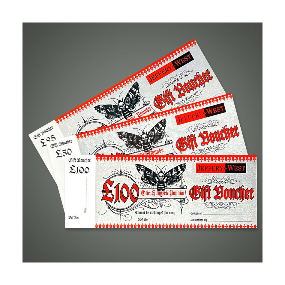 Jeffery West Online Gift Vouchers