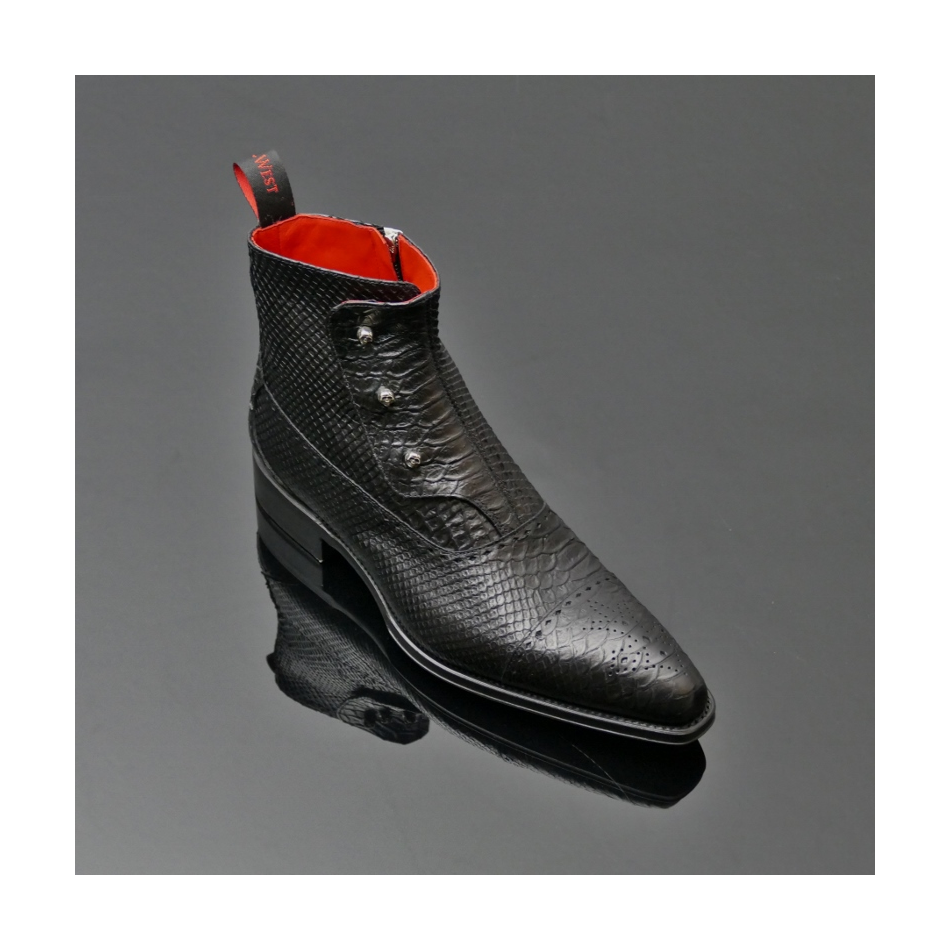 Lugosi 'Gargoyle' - Skull Spat Boot