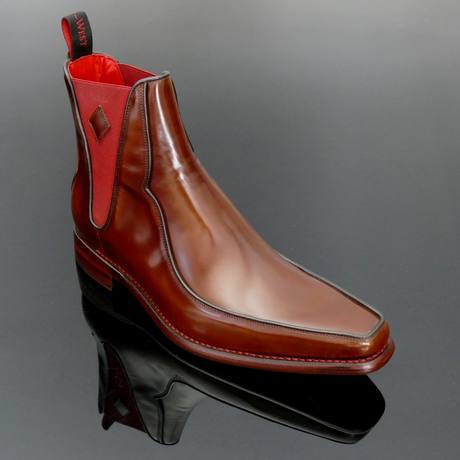 Melly 'Scotts' - Piped Apron Chelsea boot