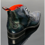 Moon 'Eye' - Peacock feather Chukka Boot