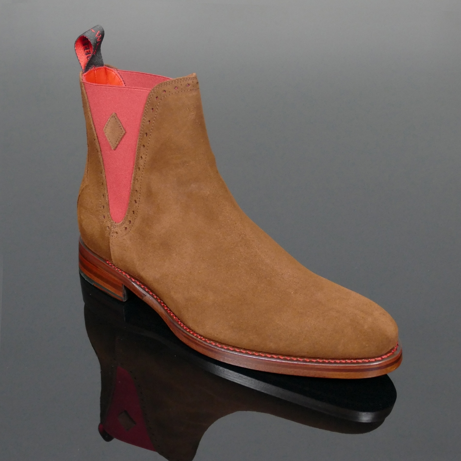 Page 'Blenheim' - Plain front suede Chelsea boot