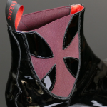 Rochester 'Dragon' - Black patent Chelsea boot