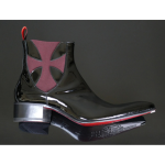 Rochester 'Dragon' - Black patent Chelsea boot