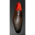 Soprano K169 'Concours' Dark Brown Hand Weaved Slip on
