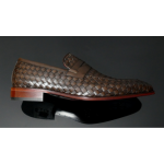 Soprano K169 'Concours' Dark Brown Hand Weaved Slip on
