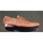 Soprano K630 'D'elegance' Tan Suede Saddle slip on