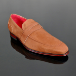 Soprano K630 'D'elegance' Tan Suede Saddle slip on