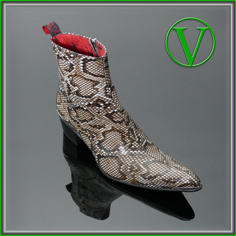 Sylvian K467 'Risk' Vegan Skull Stud boot