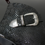 Sylvian K475 'Morte' Gothic Pewter Buckle boot