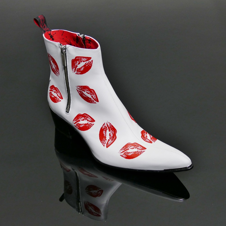 Sylvian K676 'Lipsync' Lipstick Zip boot