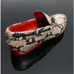 The 'Limelight' - Natural snake driving loafer