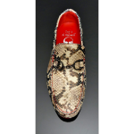 The 'Limelight' - Natural snake driving loafer